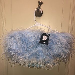 Fashion Nova Feather Top